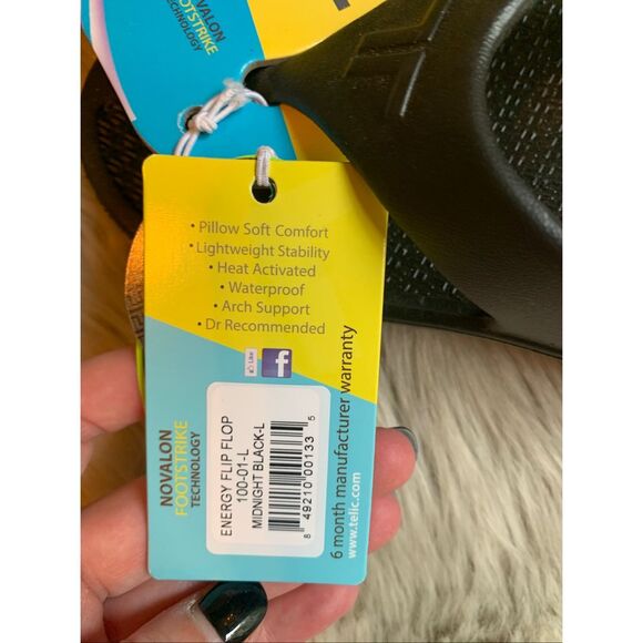 Telic Energy Flip Flops Sandal W11 M10 NWT - Picture 5 of 5